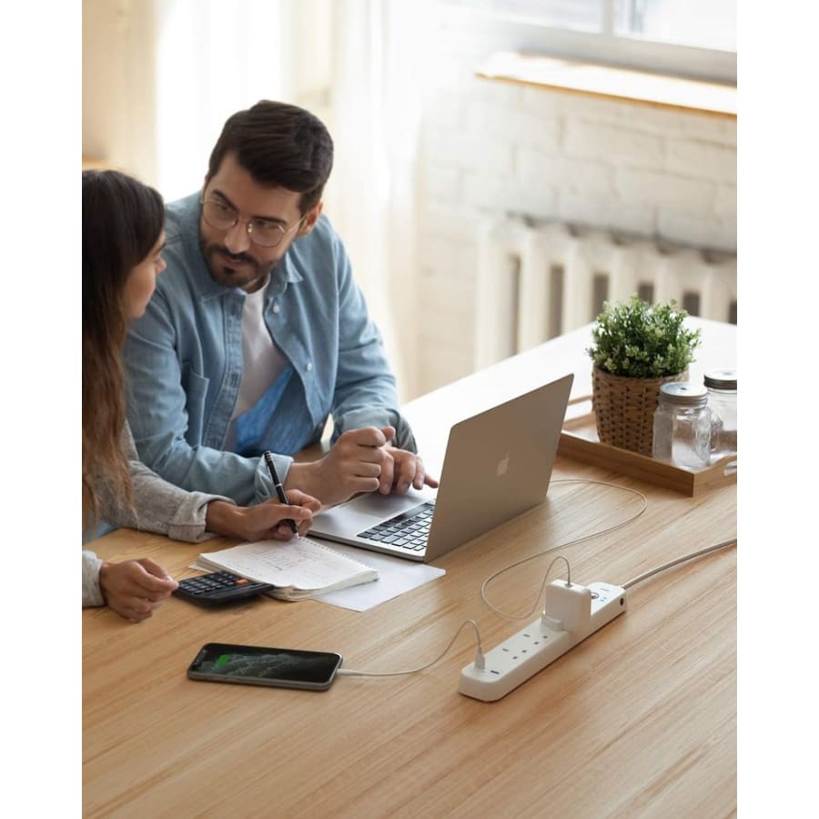 Gadget Store - ANKER PowerExtend 2 USB 4 Sockets Strip- 2m