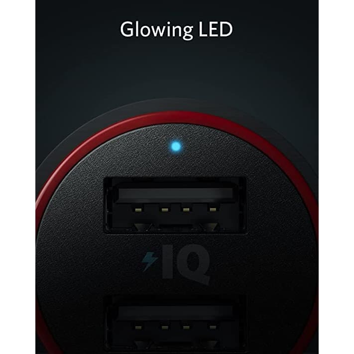 Gadget Store - انكر - شاحن سيارة منفذين USB بقوة 24 واط