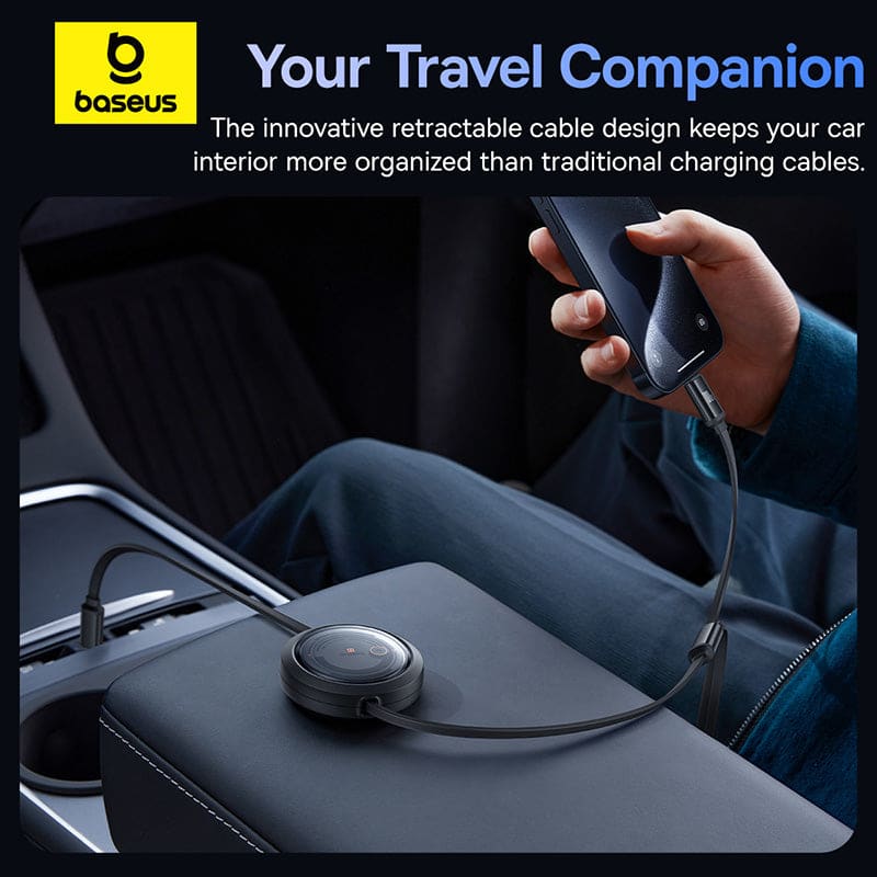 Gadget Store- Baseus Free2Draw Retractable Crystal Fast