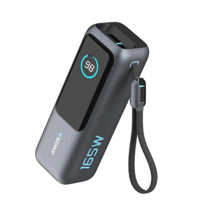 ANKER Zolo Power Bank 25.000 mAh 165W With Built-in And Retractable Cables
