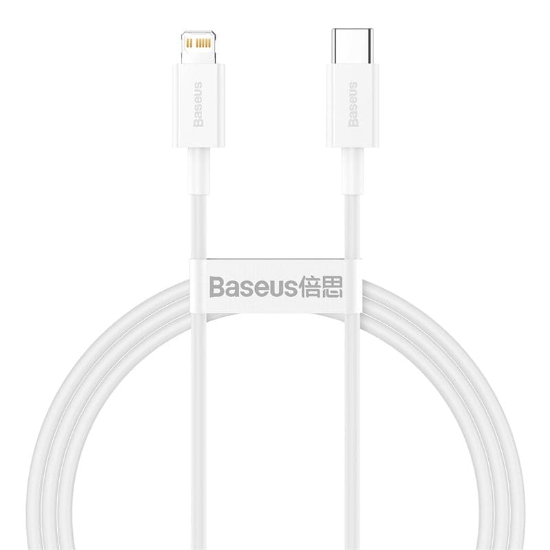 Baseus Superior Series 20W iPhone - أبيض / 1 متر