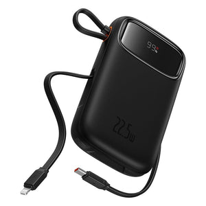 Baseus 20,000mAh Portable Charger – Type-C & iphone Cables Built-in 22.5 w