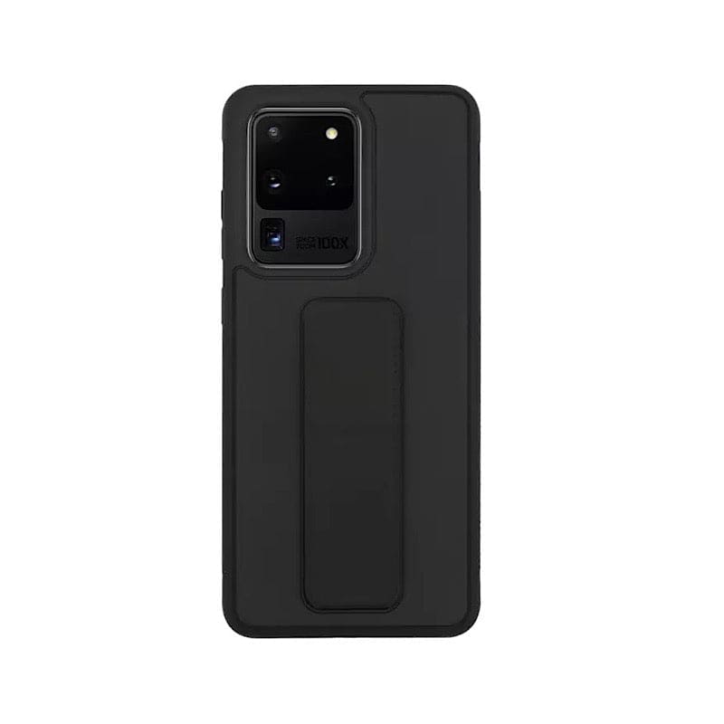 black cover magnetic strap- samsung/ huawei