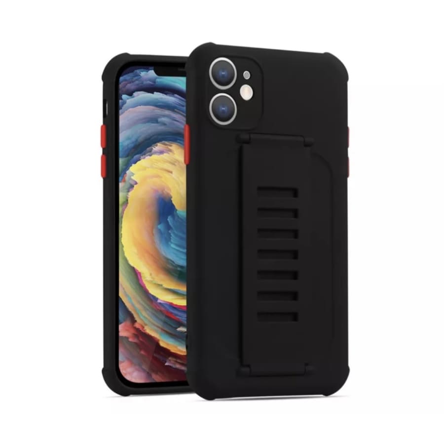 Black cover with rubber grip