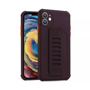 Brown Cover with Rubber Grip- IPHONE