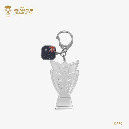 Gadget Store- 2D Trophy Keychain with Country Flag
