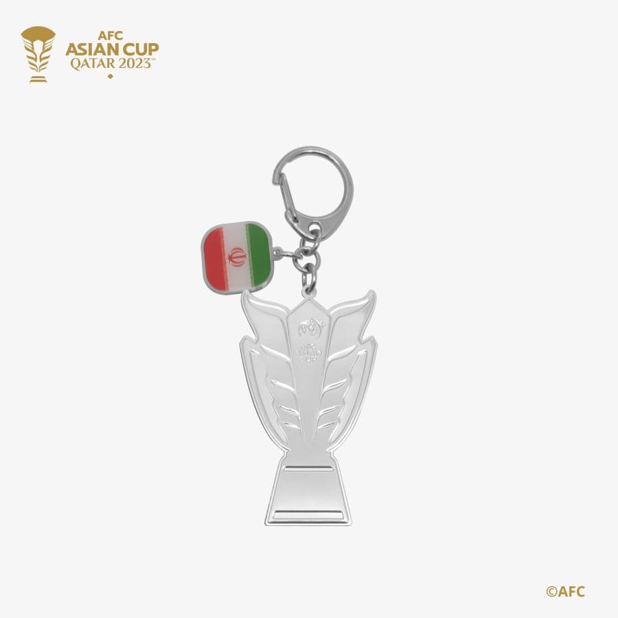 Gadget Store- 2D Trophy Keychain with Country Flag - إيران