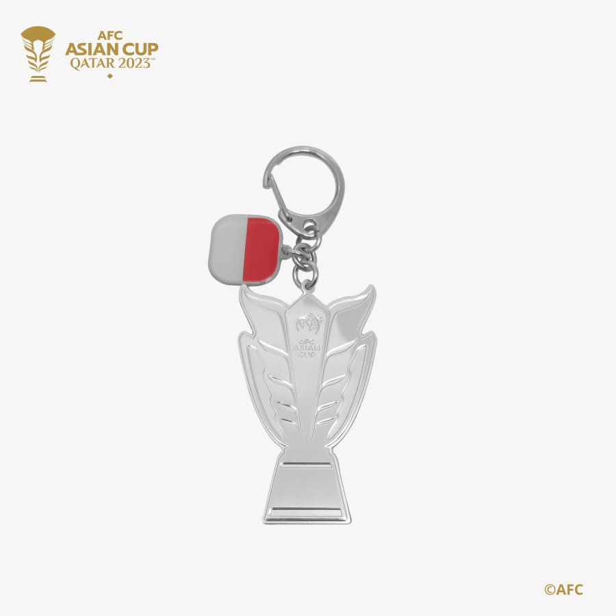 Gadget Store- 2D Trophy Keychain with Country Flag