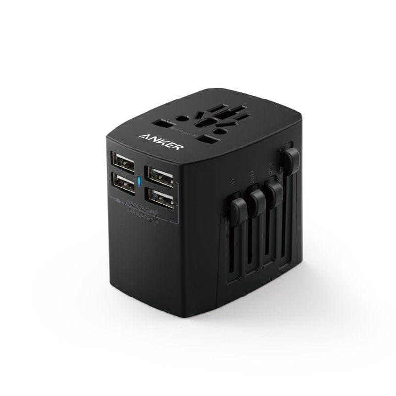 Gadget Store - ANKER Universal Travel Adapter 4 USB Ports