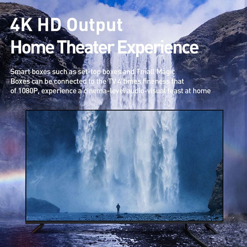 Gadget Store- BASEUS Enjoyment Series 4K HDMI Male To