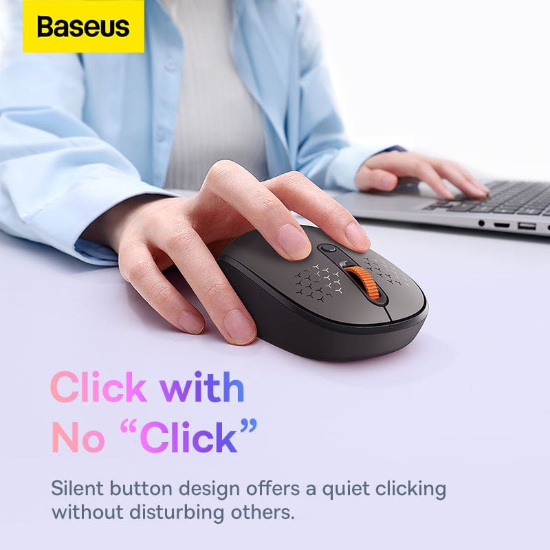 Gadget Store- BASEUS F01A Wireless Mouse Grey