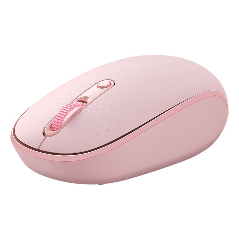 Gadget Store - BASEUS F01B Tri - Mode Wireless Mouse - وردي