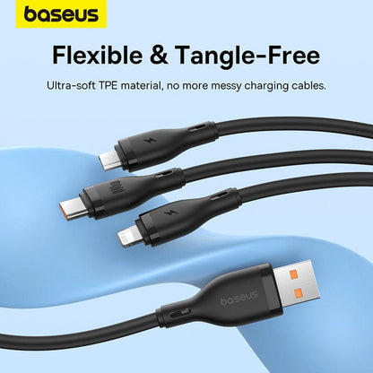 Gadget Store- BASEUS Pudding Series 1 for 3 Fast Charging