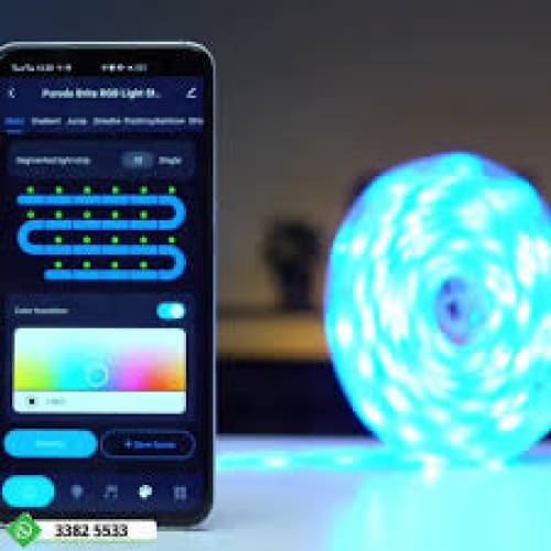 Gadget Store - بورودو للإضاءة- إضاءة خيط RGB ذكية بطول 5 متر