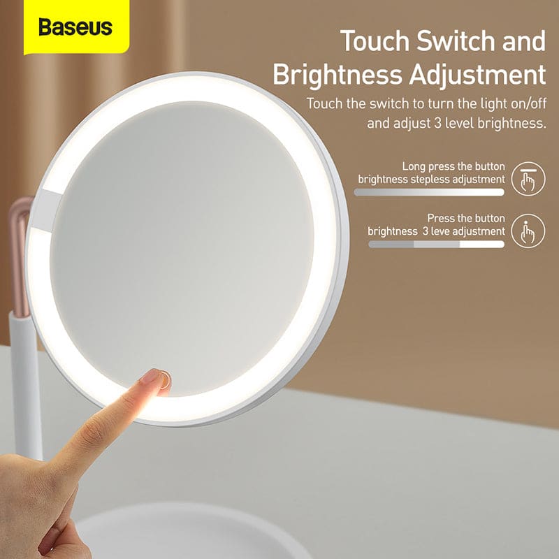 Gadget Store - بيزوس- مرآة ميك اب مع اضاءة BASEUS