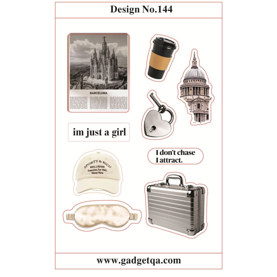 اشترِ ملصقات 2 للتخصيص والتزيين في قطر - Design No. 144