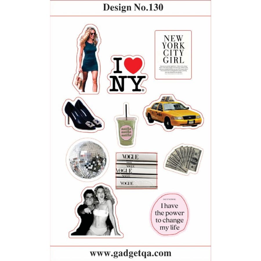 اشترِ ملصقات 2 للتخصيص والتزيين في قطر - Design No. 130