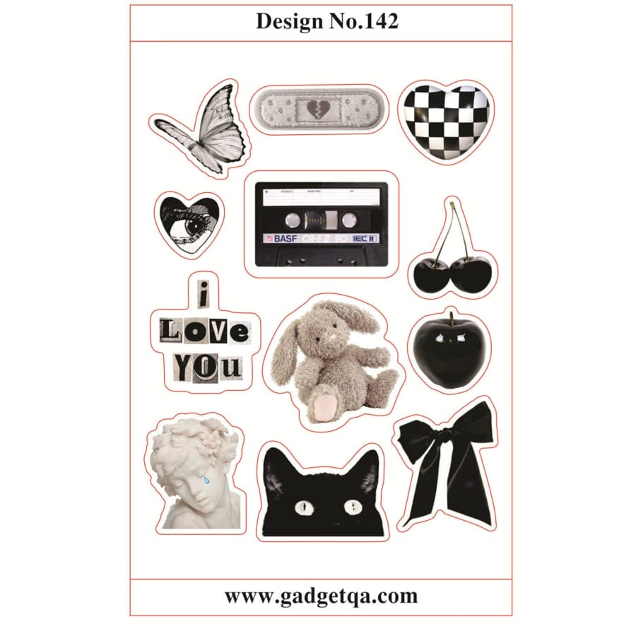 اشترِ ملصقات 2 للتخصيص والتزيين في قطر - Design No. 142