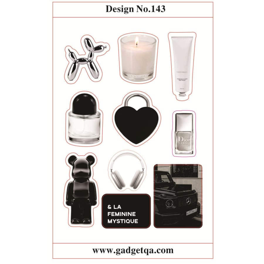 اشترِ ملصقات 2 للتخصيص والتزيين في قطر - Design No. 143