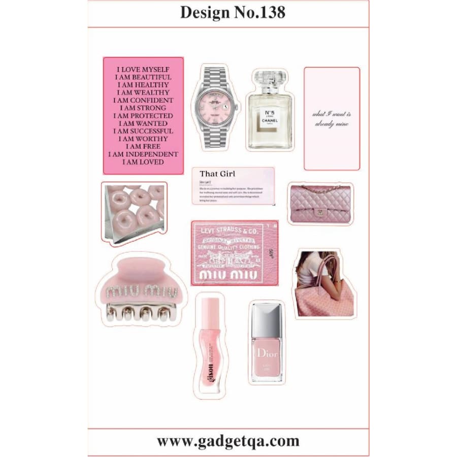 اشترِ ملصقات 2 للتخصيص والتزيين في قطر - Design No. 138