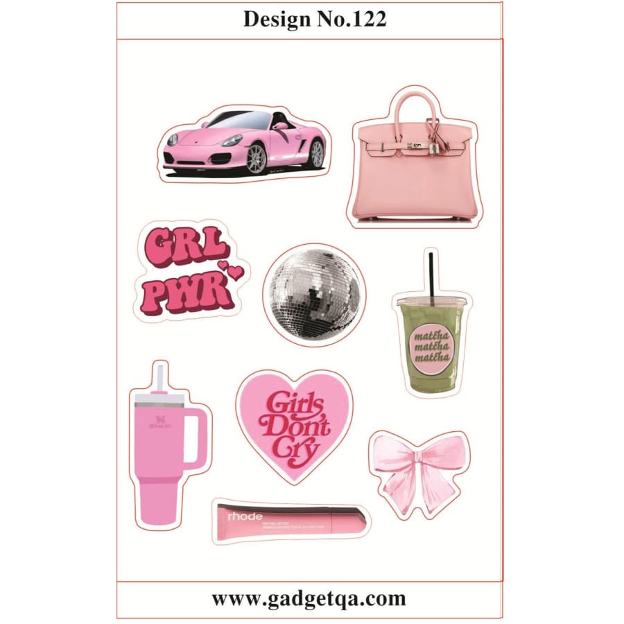 اشترِ ملصقات 2 للتخصيص والتزيين في قطر - Design No. 122