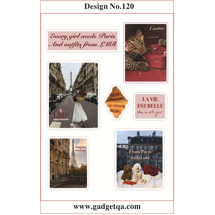 اشترِ ملصقات 2 للتخصيص والتزيين في قطر - Design No. 120