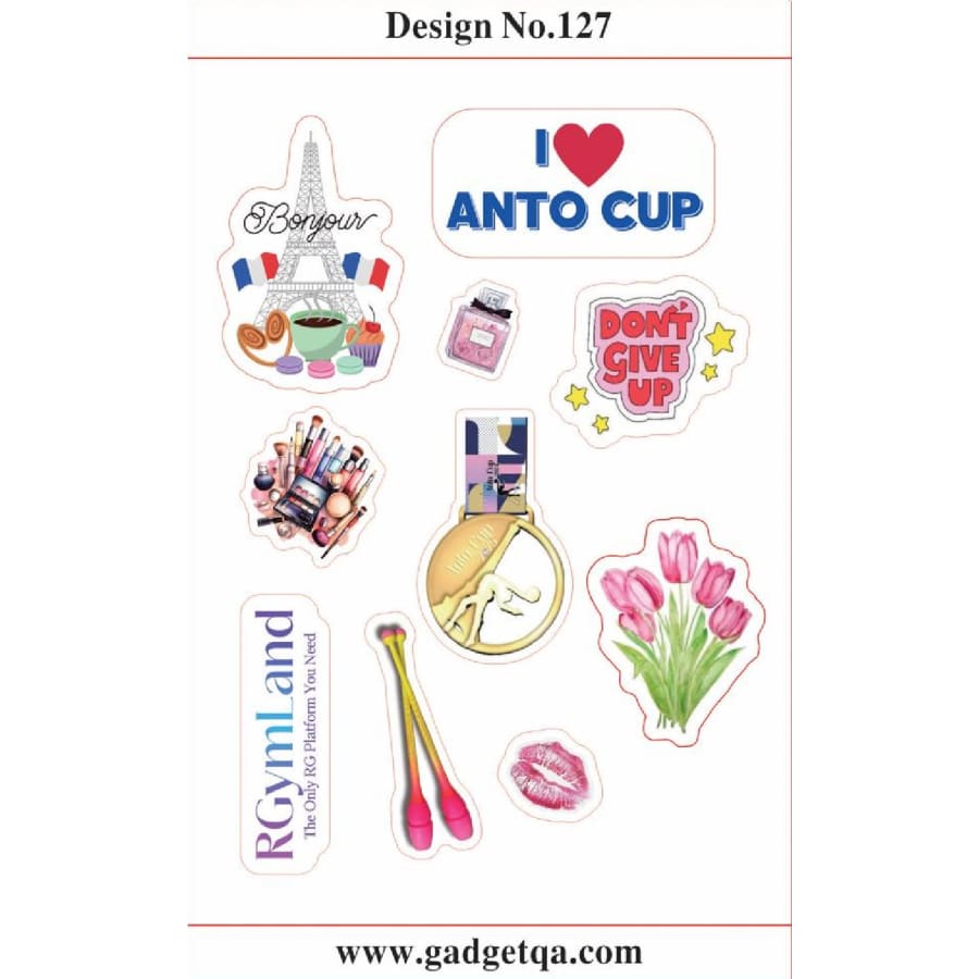 اشترِ ملصقات 2 للتخصيص والتزيين في قطر - Design No. 127