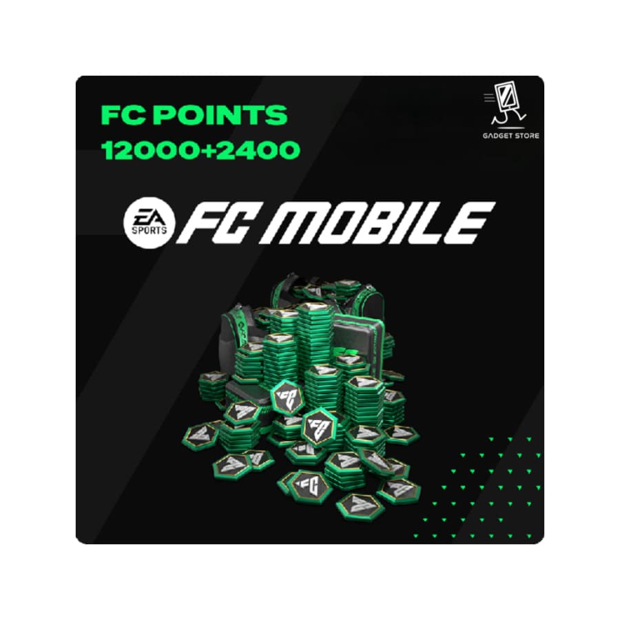EA Sports FC Mobile Game Points / 12000 + 2400 Points / Digital Card in  Qatar