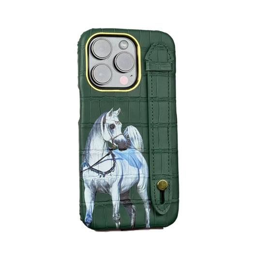 Gadget Store - Green Cover Genuine Cow Leather with Side