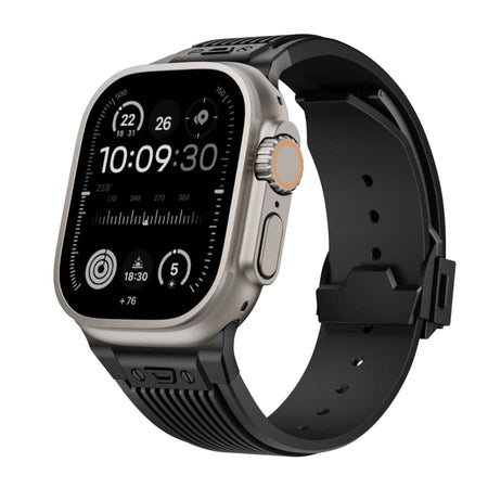 GS Big Bang Series Silicone Strap with Black Connector for Apple Watch