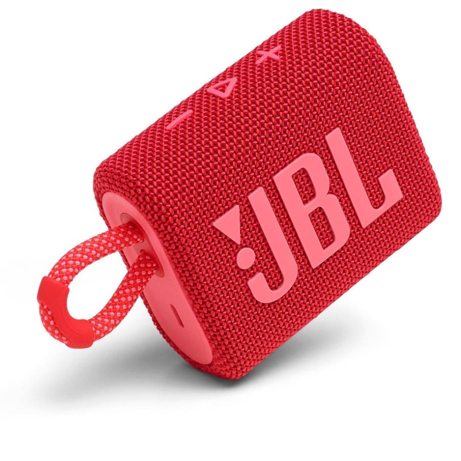 Gadget Store- JBL GO3 Portable Waterproof Speaker - أحمر