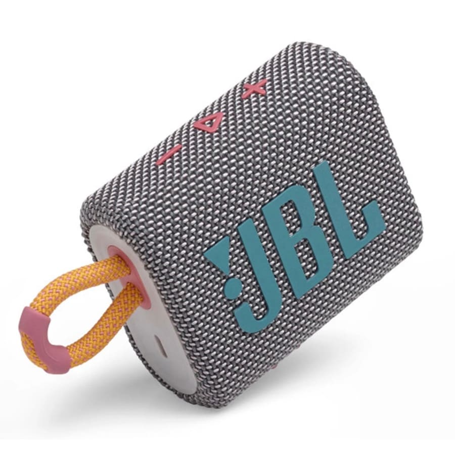 Gadget Store- JBL GO3 Portable Waterproof Speaker - رمادي