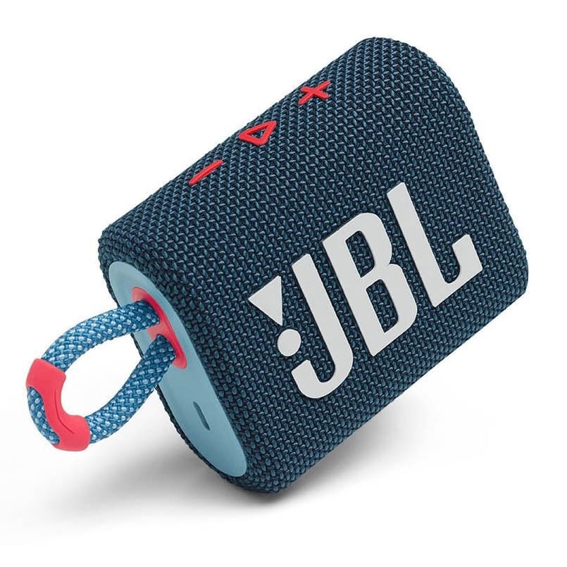 Gadget Store- JBL GO3 Portable Waterproof Speaker - أزرق و
