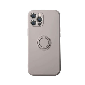 Grey Cover Magnetic Ring- IPHONE