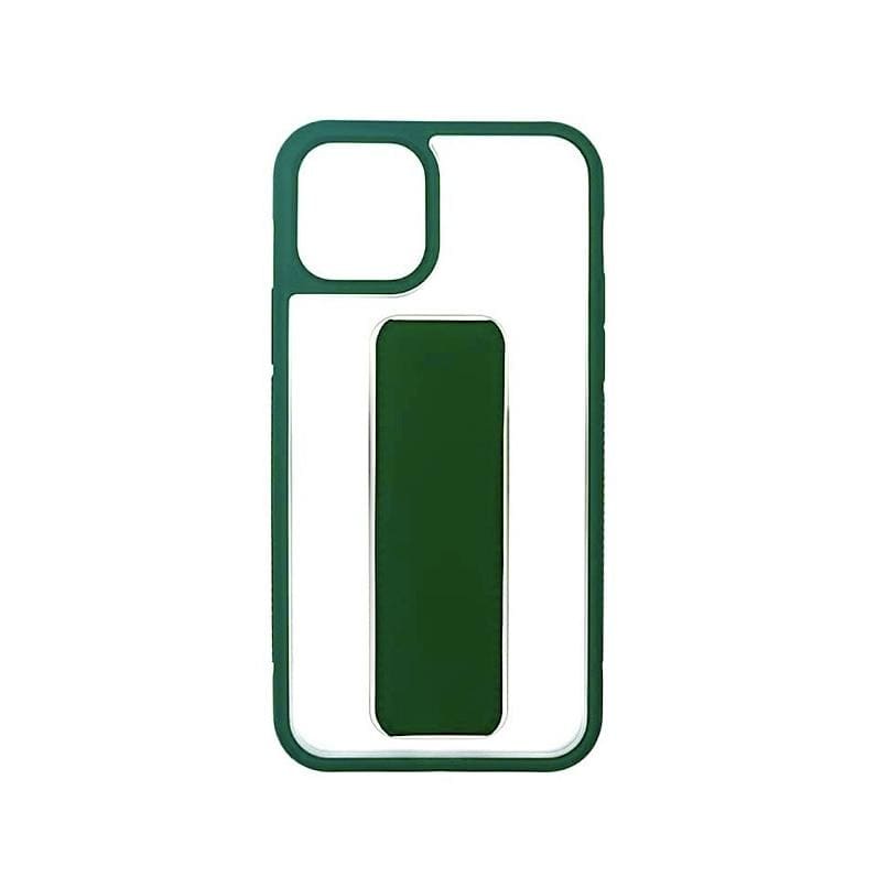 Gadget Store - ⁨كفر شفاف مع قاعدة مغناطيس لون أخضر- ايفون⁩