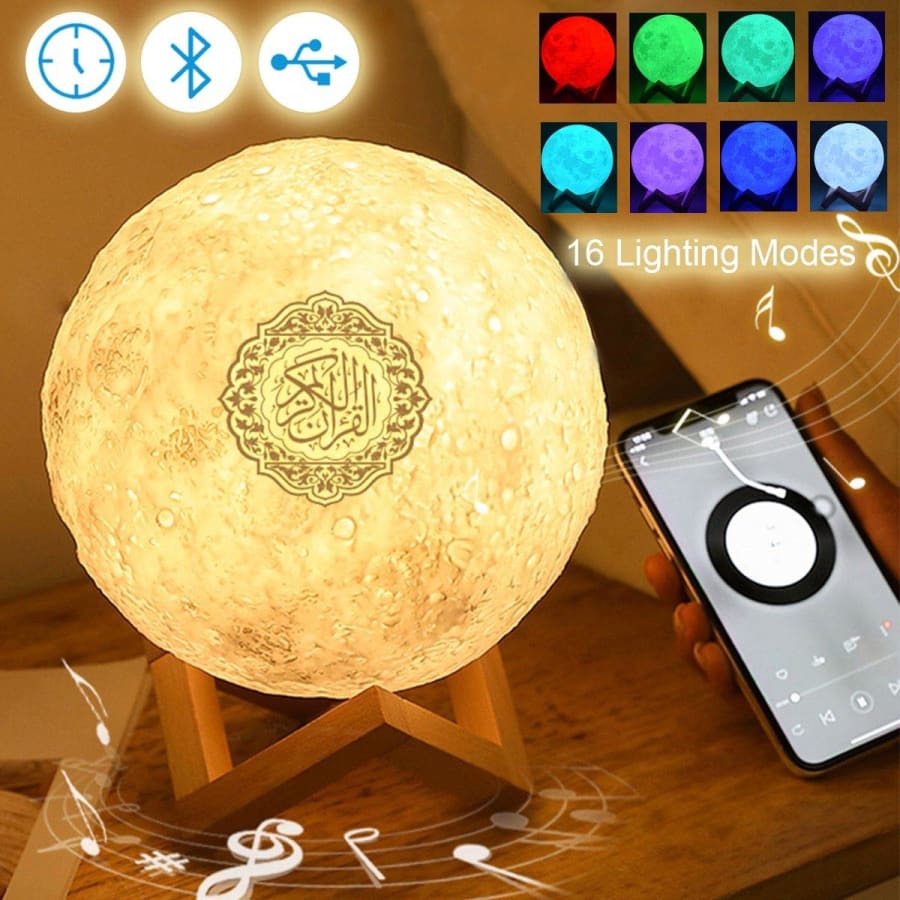 Gadget Store -Moon Lamp and Quraan Speaker