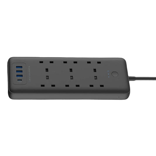 Gadget Store -POWEROLOGY Multiport Power Extension 6AC 3 USB