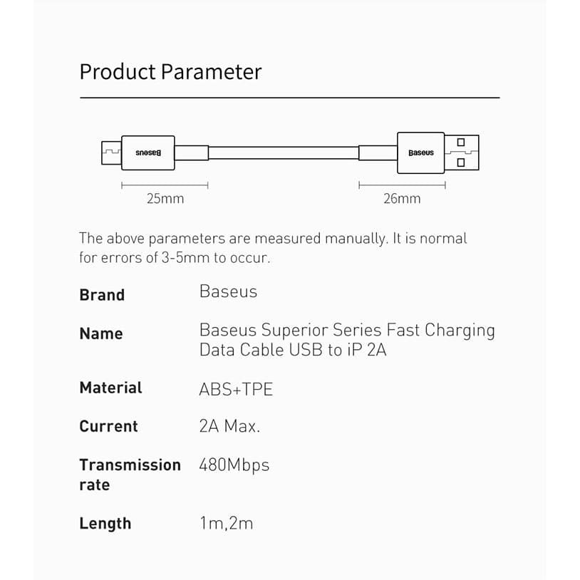Gadget Store Qatar - Baseus Superior Series شاحن USB مايكرو