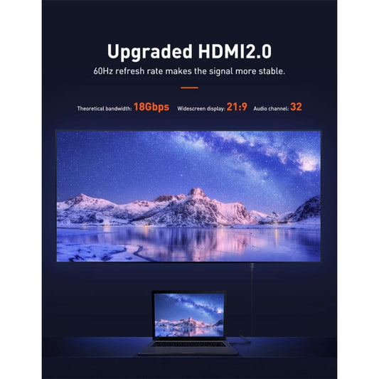Gadget Store - شاحن 4K HDMI الى 4K HDMI BASEUS