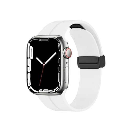 Silicone Strap with Steel Buckle for Apple Watch