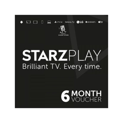 Gadget Store- STARZPLAY Voucher - 6 أشهر