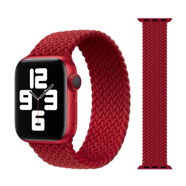 Gadget Store - ⁨سوار من القماش لساعة Apple Watch - أحمر⁩ -