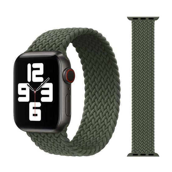 Nylon Fabric Strap For Apple Watch- Green