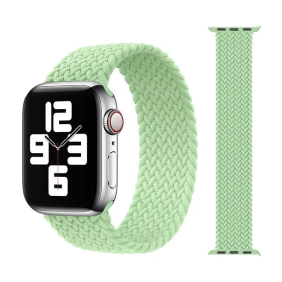 Nylon Fabric Strap For Apple Watch - Light Green