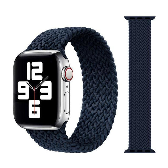 Nylon Fabric Strap For Apple Watch- Dark Blue