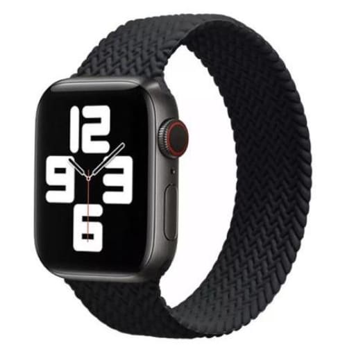 Silicone Strap For Apple Watch- Black