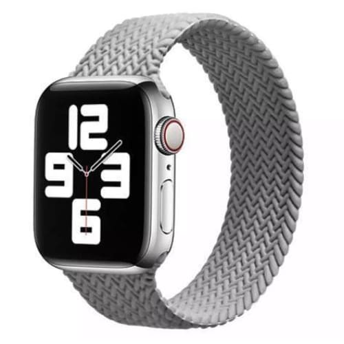 Silicone Strap For Apple Watch - Silver