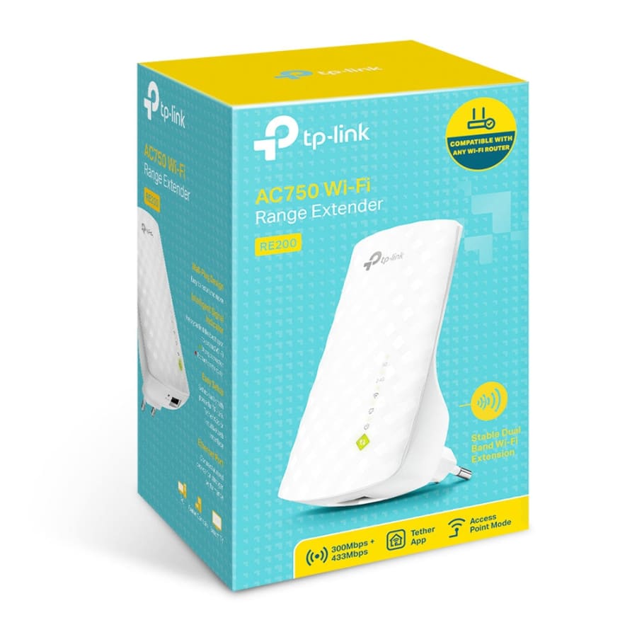 Gadget Store- TP-LINK RE200 AC750 WIFI Range Extender