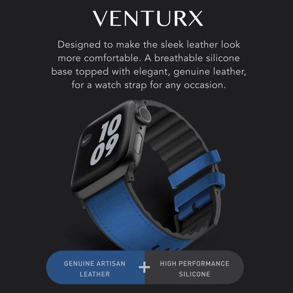 Gadget Store - Venturx سوار لساعة ابل مصنوع من جلد الأصلي-