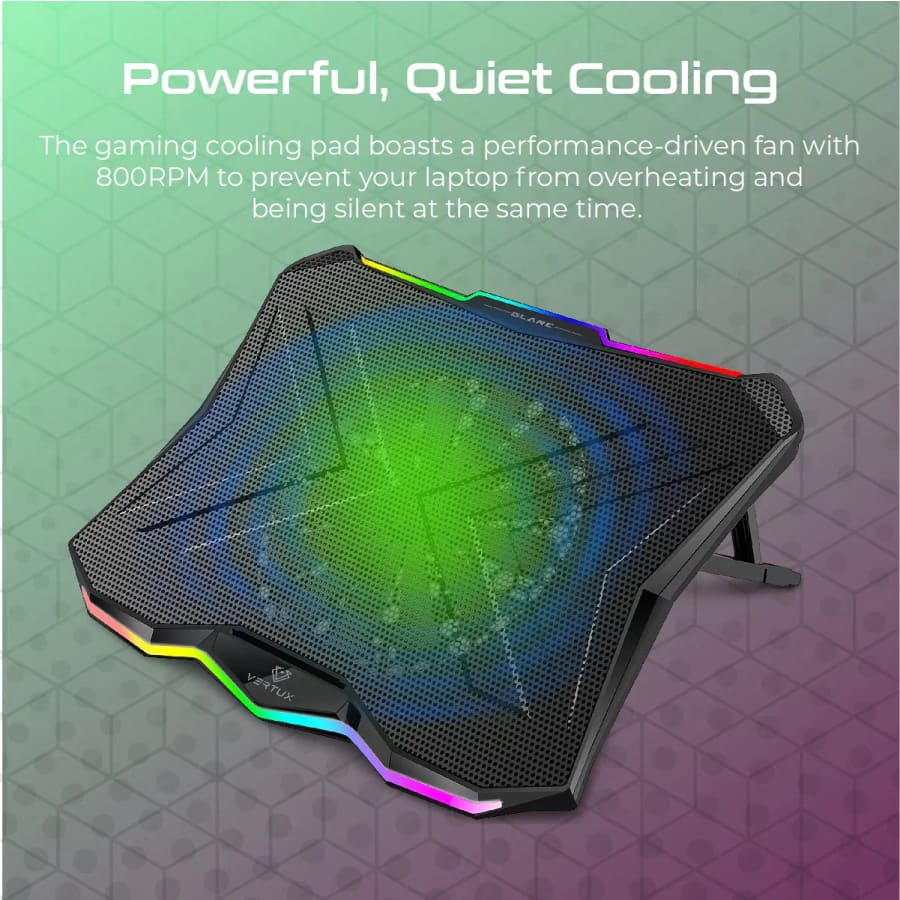 Gadget Store- VERTUX GLARE Quiet Cooling Laptop Stand With